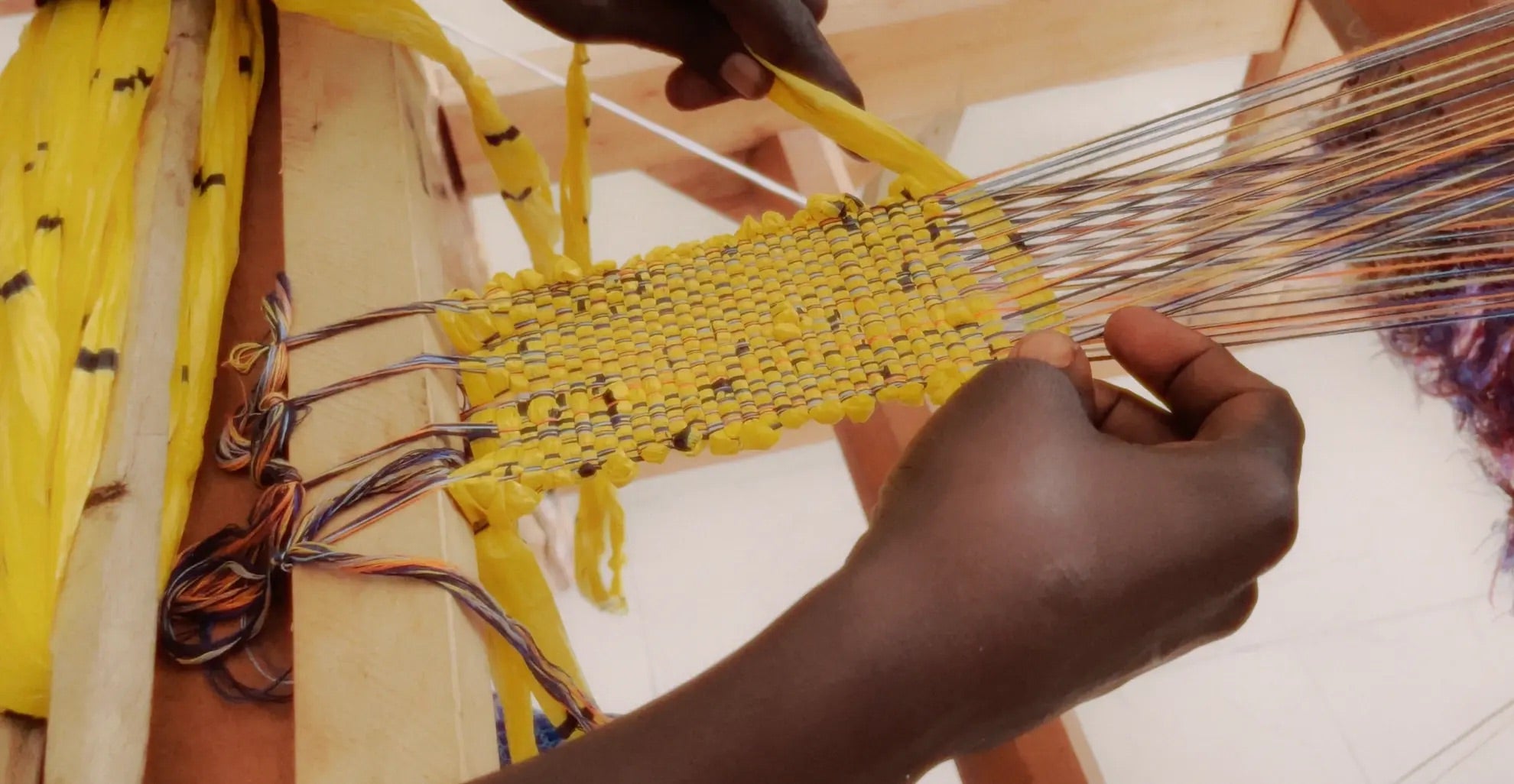 Loom Weaving at NKWO