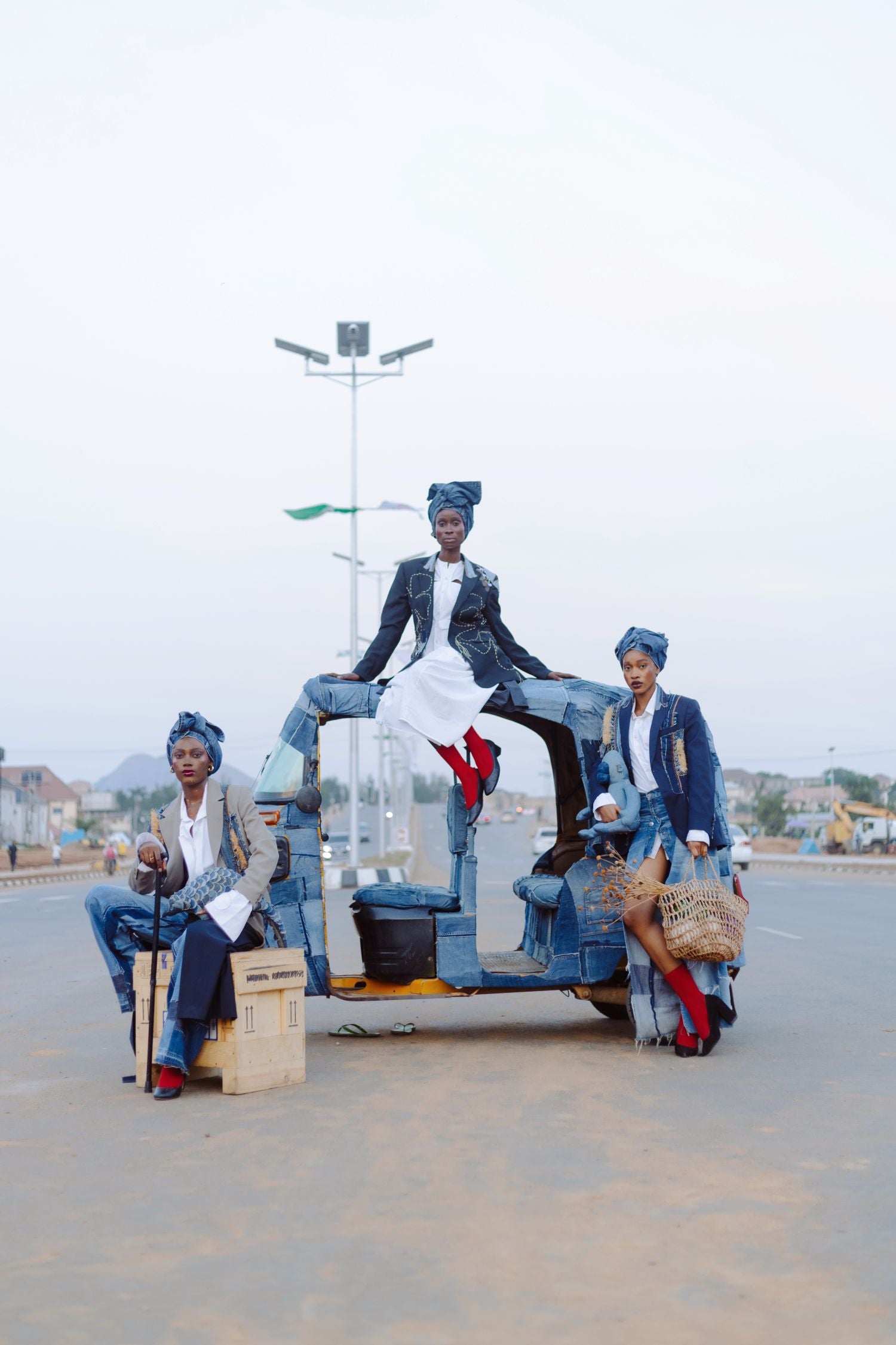 Nkwo's lastest collection being modelled